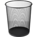 ITALPLAST WIRE MESH TIDY BIN ROUND 14 LITRE BLACK