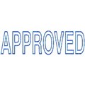 DESKMATE PREINKED MESSAGE STAMP APPROVED BLUE