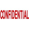 DESKMATE PREINKED MESSAGE STAMP CONFIDENTIAL RED
