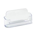 DEFLECTO BUSINESS CARD HOLDER LANDSCAPE CLEAR