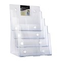 DEFLECTO BROCHURE HOLDER 4 POCKE 4TIER A4 CLEAR