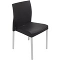 RAPIDLINE LEO POLY CHAIR ALUMINIUM LEGS BLACK