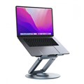 MBEAT STAGE S9 ROTATING LAPTOP STAND WITH TELESCOPIC HEIGHT ADJUSTMENT GREY