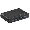 SHINTARO MULTI 5PORT GAN CHARGER 150W USBA AND USBC BLACK