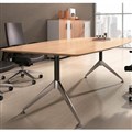 POTENZA BOARDROOM TABLE 2400 X 1200 X 750MM VIRGINIA WALNUT MELAMINE