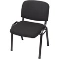 RAPIDLINE NOVA VISITORS CHAIR STACKING BLACK