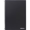 INITIATIVE PREMIUM SPIRAL NOTEBOOK WITH PP COVER AND POCKET SIDEBOUND 240 PAGE A4