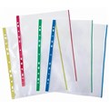 PROTEXT PREMIUM EXTRA HEAVY DUTY SHEET PROTECTORS 80 MICRON A4 COLOURED SPINE PACK 100