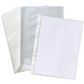 OFFICE NATIONAL BUSINESS SHEET PROTECTORS 40 MICRON A4 BOX 100