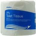 INITIATIVE TOILET ROLL WRAPPED 2PLY 400 SHEET WHITE