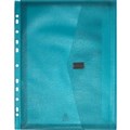 POP POLYWALLY BINDER WALLET HOOK AND LOOP CLOSURE 30MM GUSSET A4 BLUE
