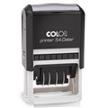 COLOP P54D CUSTOM MADE STAMP DATER SELF INKING 50 X 40MM BLACK