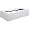GO STEEL PLANTER BOX 1200MM WHITE CHINA