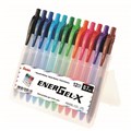 PENTEL BL107 ENERGEL X RETRACTABLE GEL INK PEN 07MM ASSORTED PACK 12
