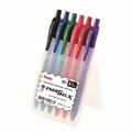 PENTEL BL107 ENERGEL X RETRACTABLE GEL INK PEN 07MM ASSORTED PACK 6