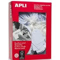 APLI 389 STRUNG TICKETS 18 X 29MM WHITE BUNDLE 100
