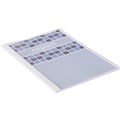 GBC THERMAL BINDING COVER 60MM A4 WHITE BACK  CLEAR FRONT PACK 100