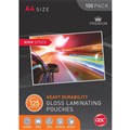 GBC IBICO HIGH SPEED LAMINATOR POUCH 125 MICRON A4 CLEAR PACK 100