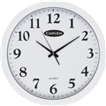 CARVEN WALL CLOCK ROUND 450MM WHITE