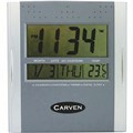 CARVEN DIGITAL CLOCK 210MM SILVER