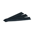 QUARTET MAGNETIC DATA CARD HOLDERS 25 X 150MM BLACK PACK 10