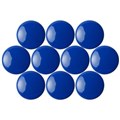 QUARTET MAGNETIC BUTTONS 20MM BLUE PACK 10