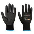 PORTWEST NPR15 NITRILE FOAM TOUCHSCREEN GLOVE XL BLACK PACK 12