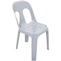 RAPIDLINE PIPEE PLASTIC STACKING CHAIR GREY