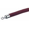 Q NYLON ROPE 25MM CHROME SNAP ENDS 15M RED