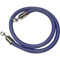 Q NYLON ROPE 25MM CHROME SNAP ENDS 15M BLUE
