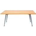 RAPID SPAN MEETING TABLE 1800 X 750MM BEECHSILVER