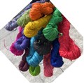 RAFFIA NATURAL FIBRE  ASSORTED COLOURS 250G HANK