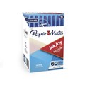 PAPERMATE INKJOY 100 BALLPOINT PENS MEDIUM BLUE BOX 60