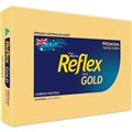 REFLEX   COLOURS A4 COPY PAPER 80GSM GOLD PACK 500 SHEETS