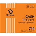 OLYMPIC 714 RECEIPT BOOK CARBONLESS DUPLICATE 50 LEAF 125 X 100MM