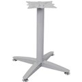 RAPIDLINE 4 STAR TABLE BASE BRUSHED SILVER