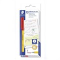 STAEDTLER 430 STICK BALLPOINT PEN FINE RED BOX 10