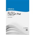 INITIATIVE FLIPCHART PAD 70GSM 40 SHEETS 590 X 890MM WHITE PACK 2