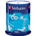 VERBATIM CDR 700MB 52X SPINDLE SILVER PACK 100