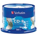 VERBATIM CDR 700MB 52X PRINTABLE SPINDLE SILVER PACK 50