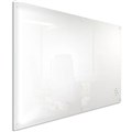 VISIONCHART LUMIERE MAGNETIC GLASSBOARD WITH PEN TRAY 1800 X 1200MM WHITE