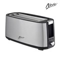 NERO TOASTER 4 SLICE LONG STAINLESS STEEL