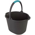COMPASS PLASTIC BUCKET 11 LITRE GREY