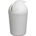 COMPASS BULLET PLASTIC SWING BIN 8 LITRE WHITE