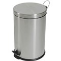 COMPASS ROUND PEDAL BIN 20 LITRE STAINLESS STEEL