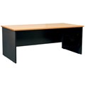 YS DESIGN OXLEY DESK 1800 X 900 X 730MM BEECHIRONSTONE