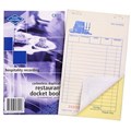 ZIONS CBD RESTAURANT DOCKET BOOK CARBONLESS DUPLICATE 170 X 100MM