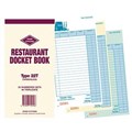 ZIONS CBT RESTAURANT DOCKET BOOK CARBONLESS TRIPLICATE 170 X 100MM 25 SETS