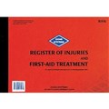 ZIONS REGISTER OF INJURIES AND FIRST AID TREATMENT BOOK 50 PAGE 210 X 300MM