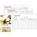 ZIONS VTED COMBINED VEHICLE LOG WITH TRAVEL AND EXPENSES RECORD BOOK
